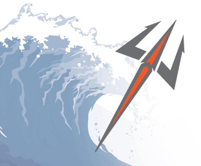 Gulf Coast Dock Masters Icon Wave Trident